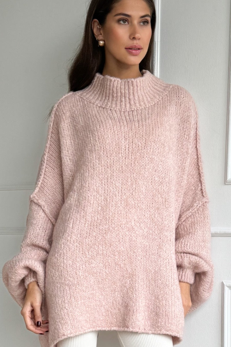 Charli - Layla Sweater in Rose