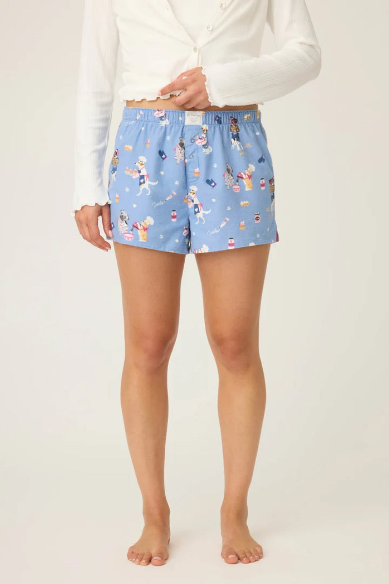PJ Salvage - Short en flanelle en denim