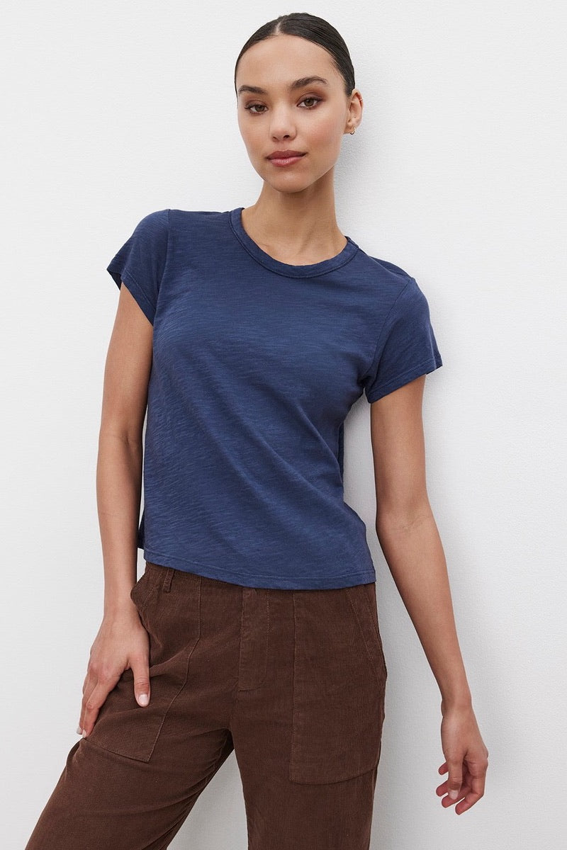 Velvet Originals - Marie Tee in Blue Chip