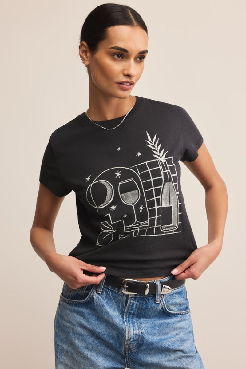 Z Supply - Picnic Tourist Tee in Black Sand