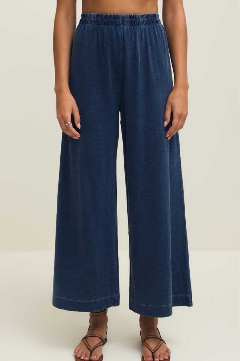 Z Supply - Scout Jersey Denim Pants in Indigo