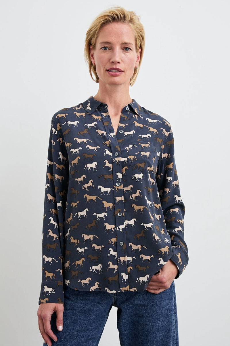 Rails - Kate Shirt in Horses