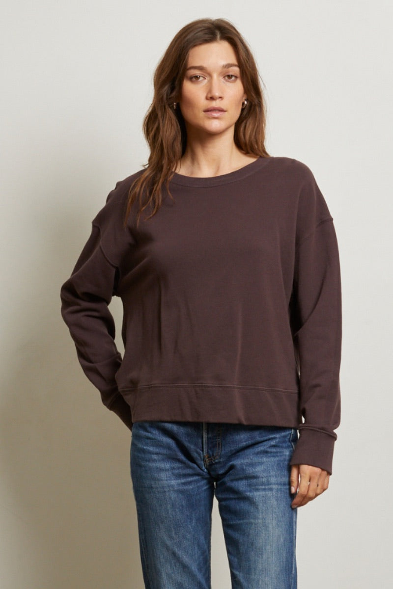 Perfect White Tee - Tyler French Terry Sweatshirt