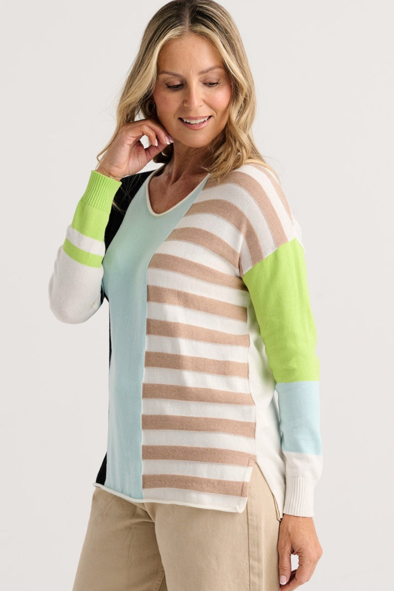 Zaket & Plover - Garden Pond Sweater in White