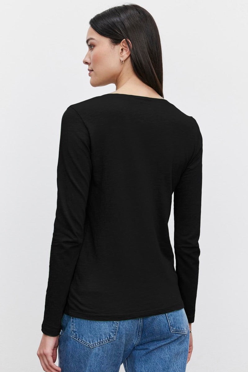 Velvet Originals- Blaire Top in Black