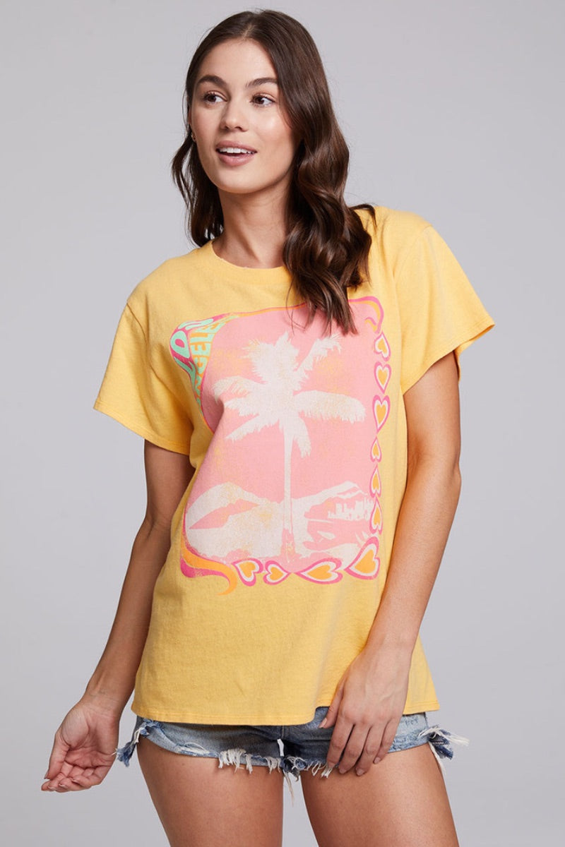 Chaser - Los Angeles Tee in Creamsicle