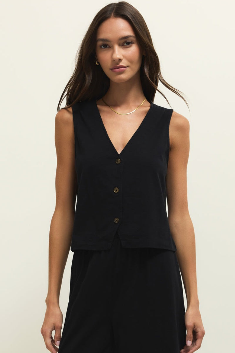 Z Supply - Noelle Jersey Top Black