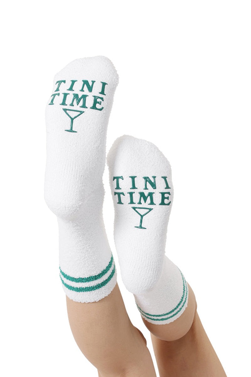 Tini Time Fuzzy Crew Socks