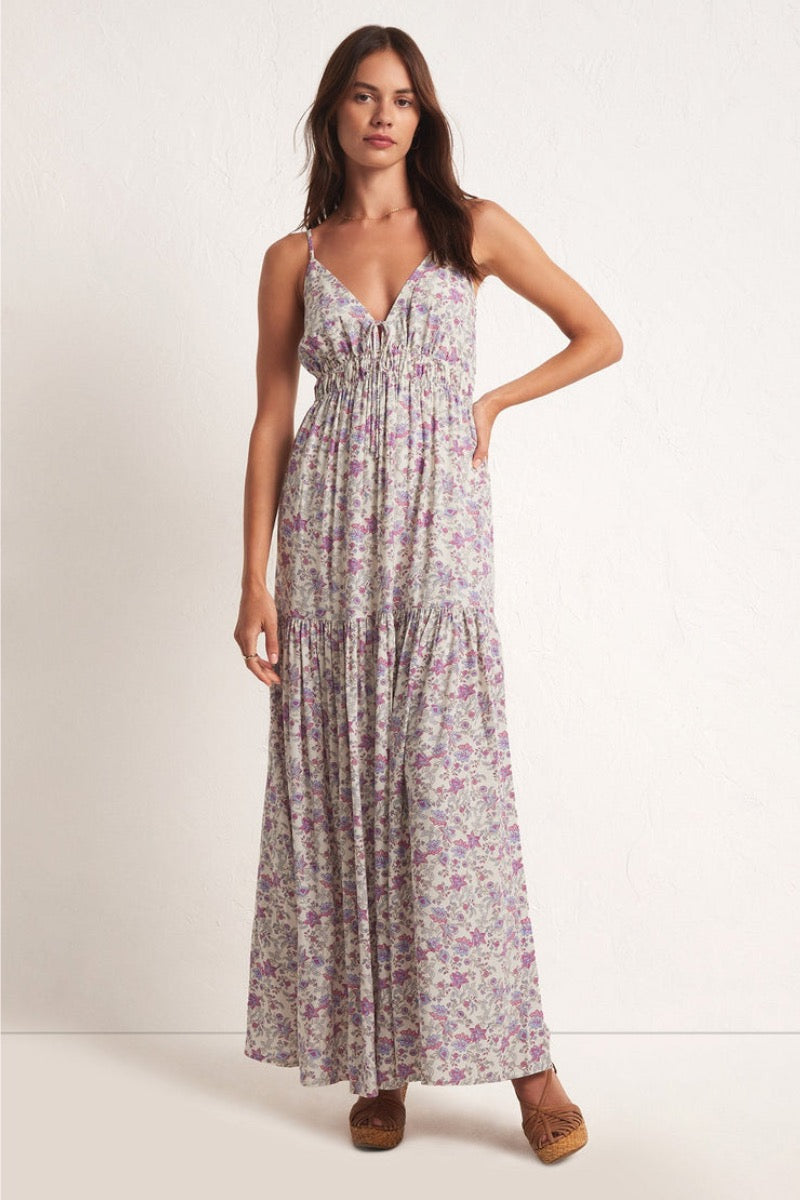 Z-Supply - Libson Floral Maxi Dress in Sandstone