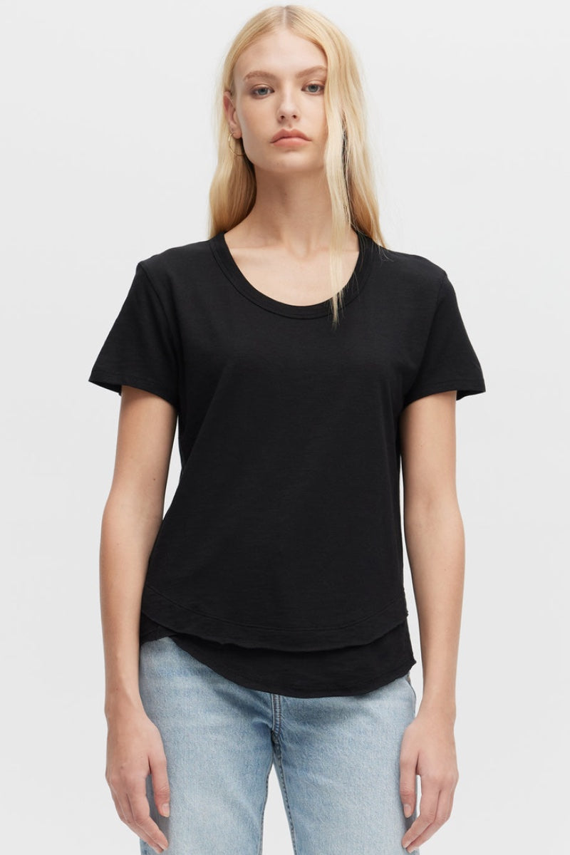 CHRLDR -  Ava Tee in Black