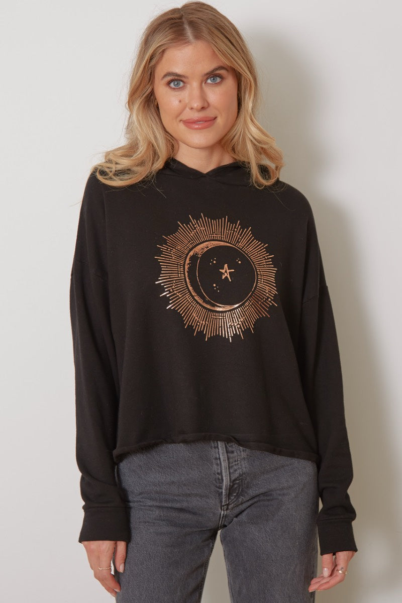 Goodhyouman - Pull Shelby Sun and Stars en sable noir