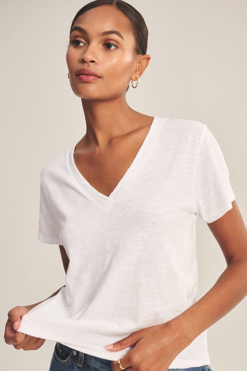 Velvet - Elisha Tee Shirt in White