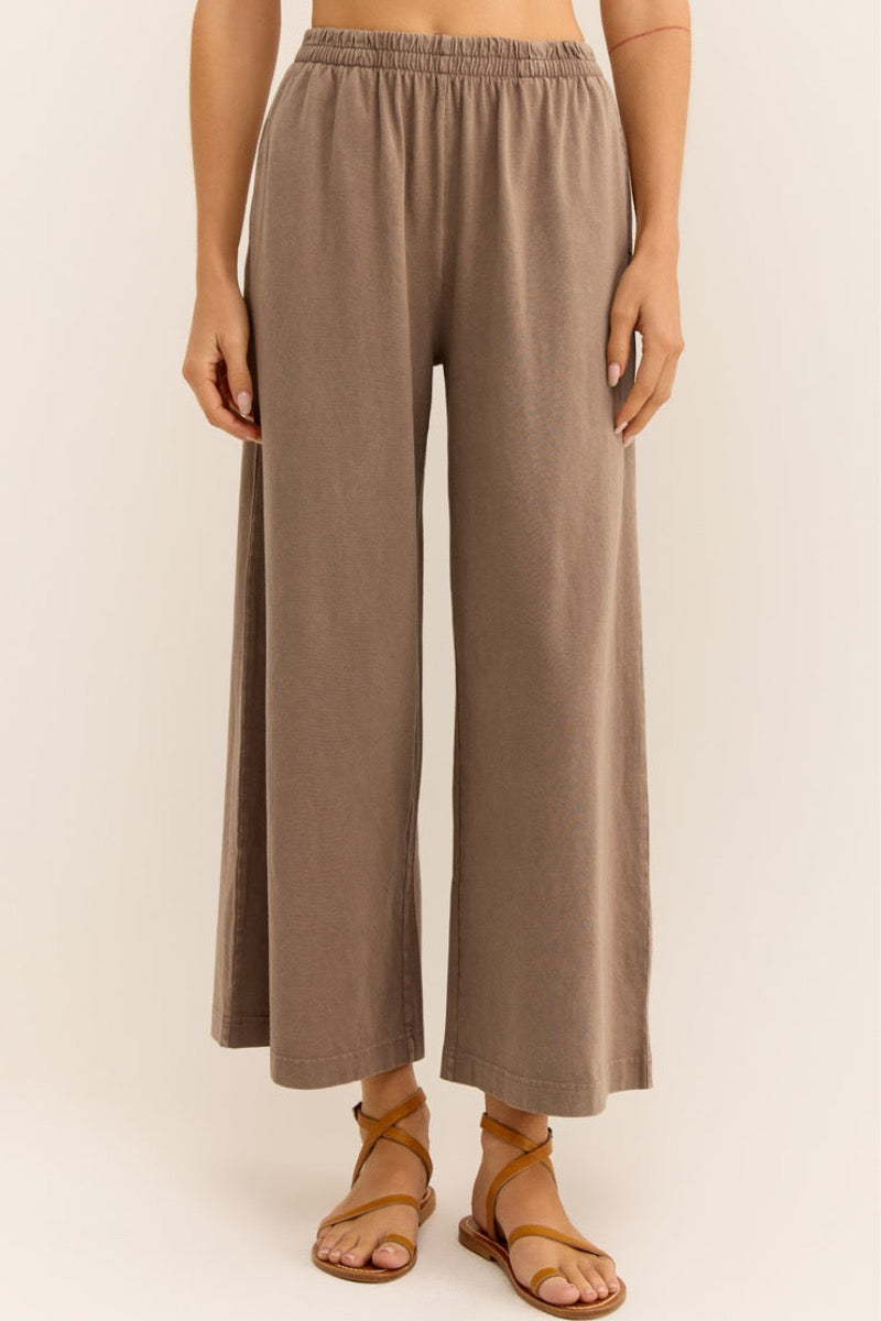 Z Supply - Scout Jersey Flare Pocket Pant in Iced Coffee