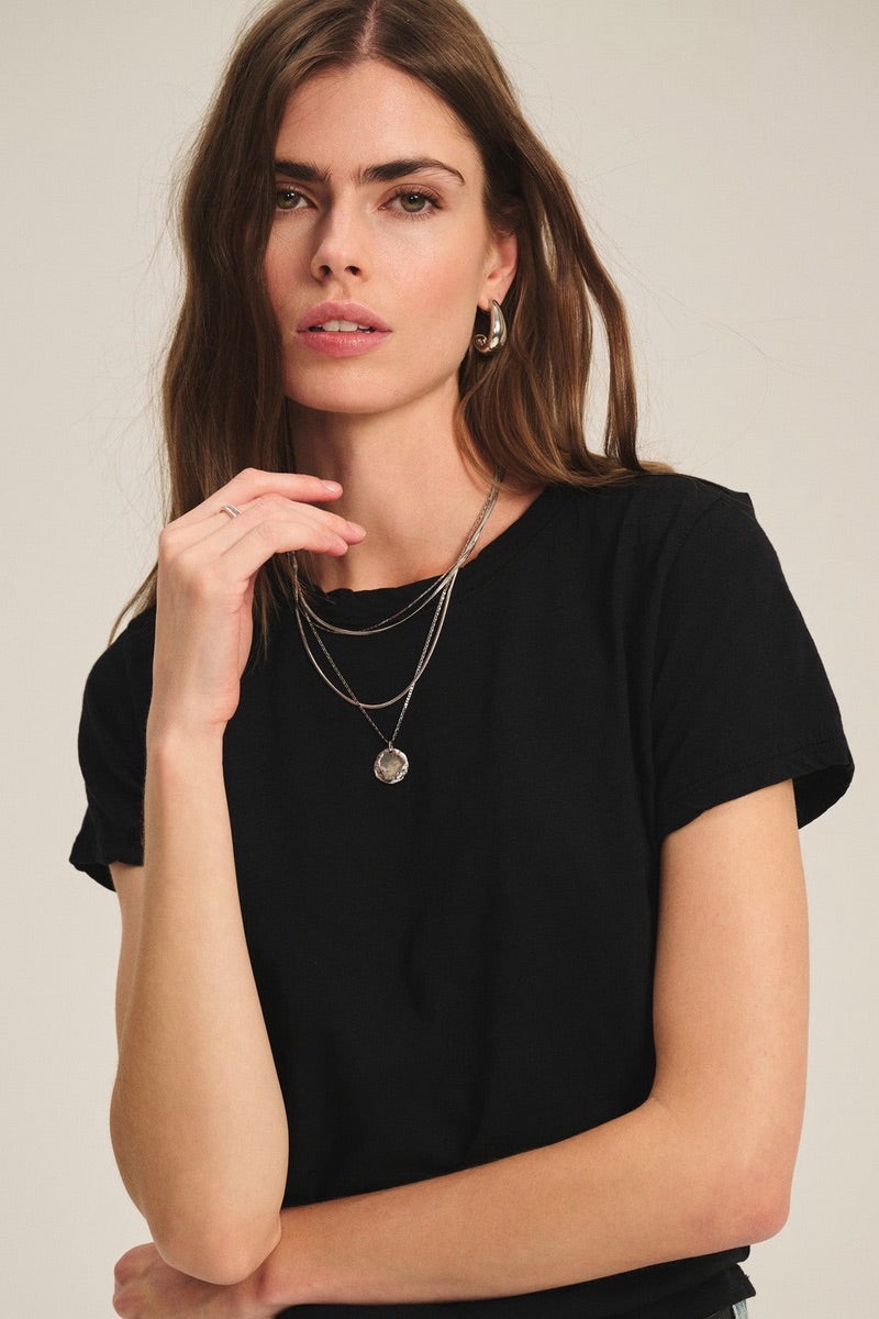 Velvet - Marika Tee in Black