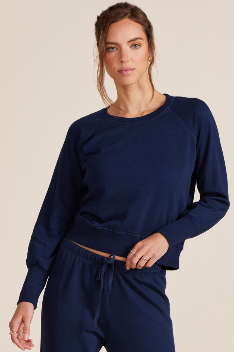 Bobi - L/S Raglan Pullover in Stormwatch