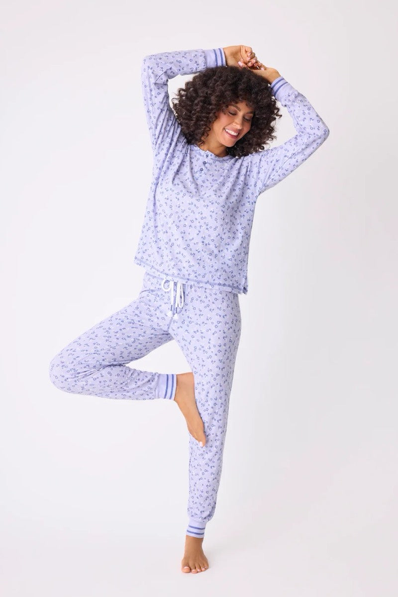 PJ Salvage -  Peace & Love Within Set in Lilac Lace