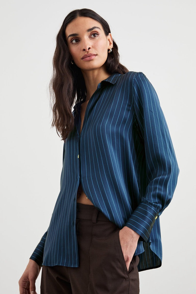 Heidi Ho2 - Rails Dorian Shirt in Arctic Stripe