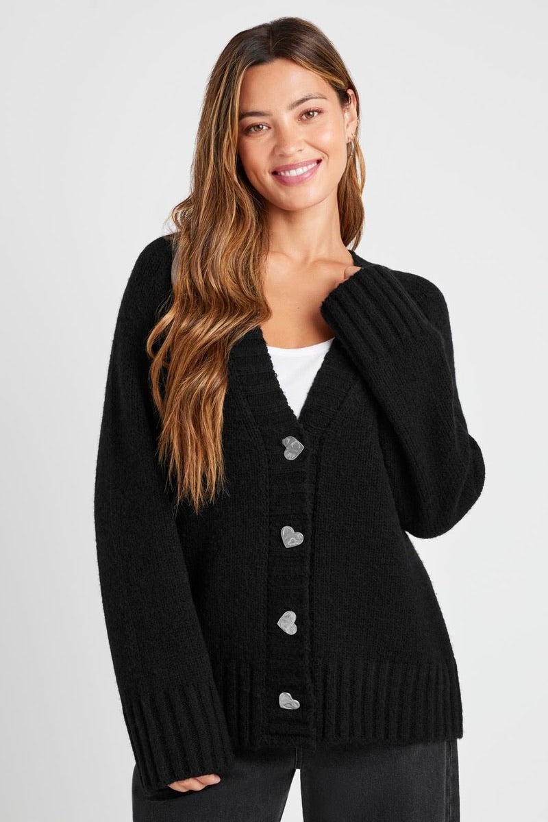 Splendid - Hartley Cardigan in Black