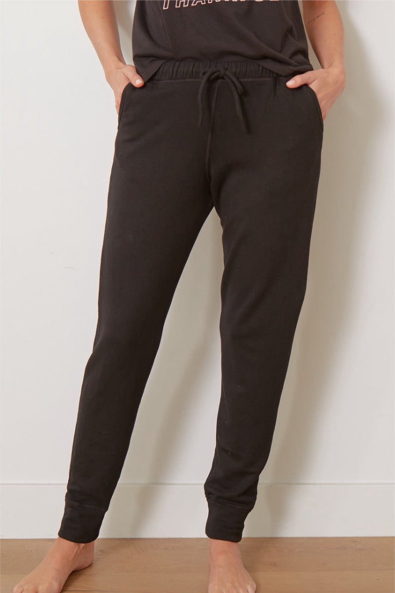 Goodhyouman - Pantalon de jogging Gigi en sable noir