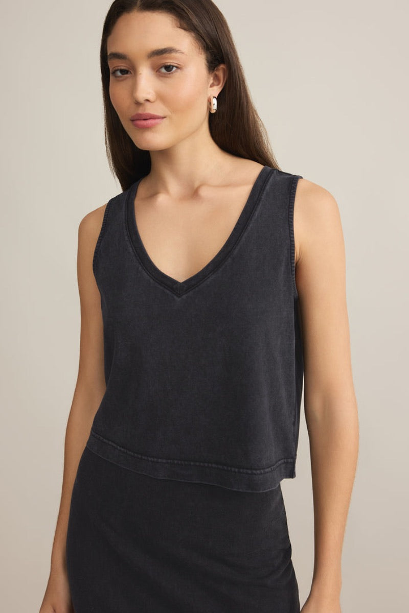 Z Supply - Sloane V-Neck in Black