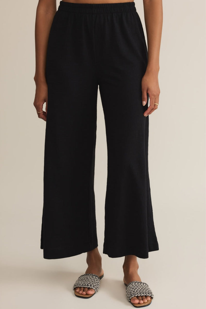 Z Supply - Scout Jersey Flare Pant in Black