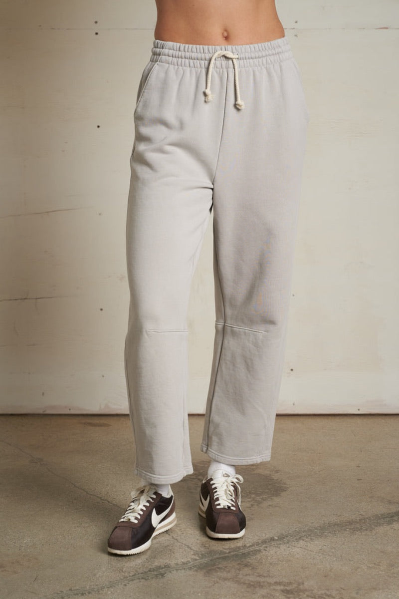 Perfect White Tee - Fallen Pants in Silver