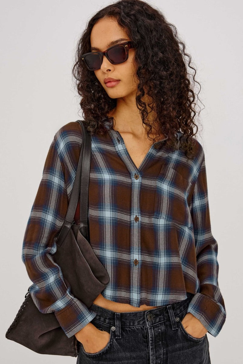 Rails - Malin Shirt in Expresso/Indigo