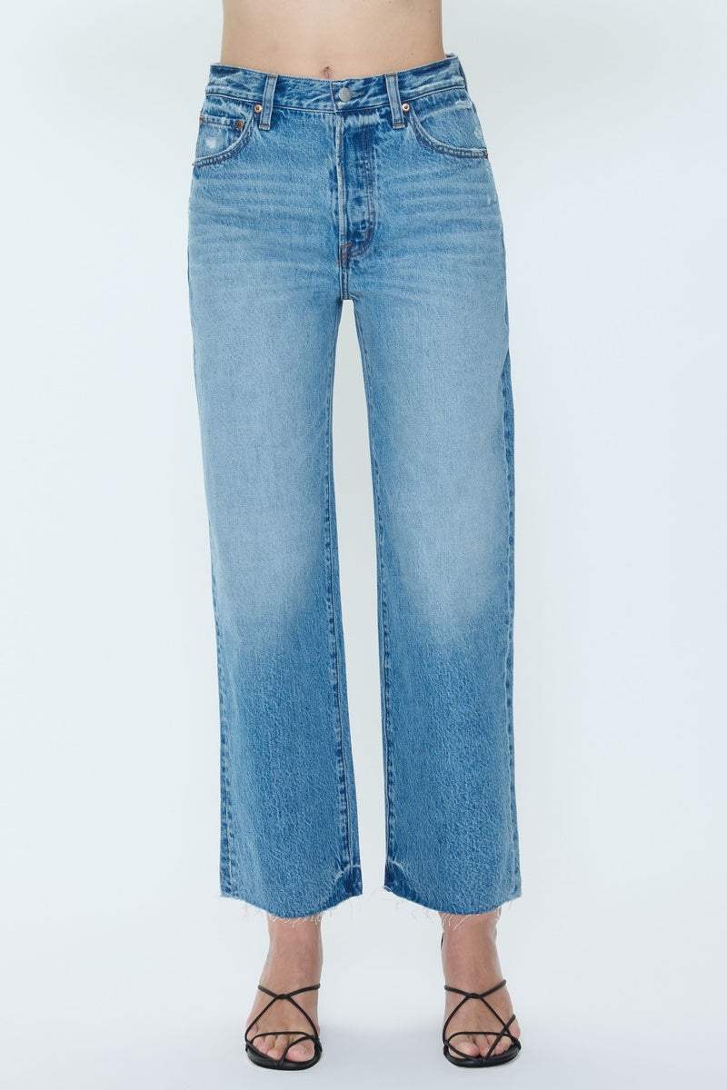 Pistola -  Tate Crop Jeans in Ablaze