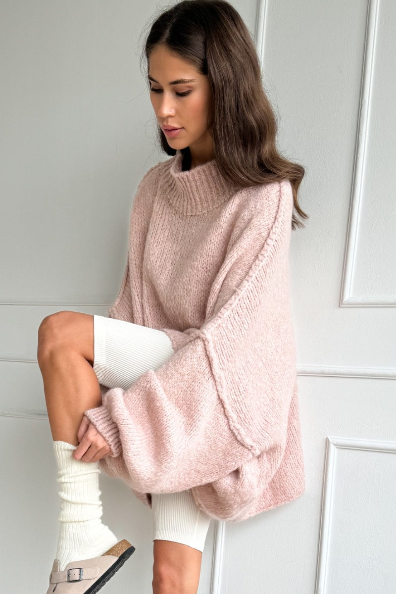 Charli - Layla Sweater in Rose