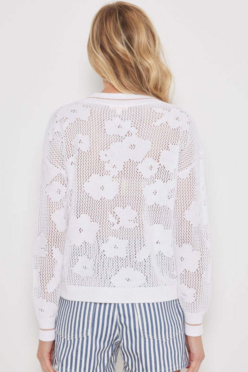 Lisa Todd - Poppy Pullover in White