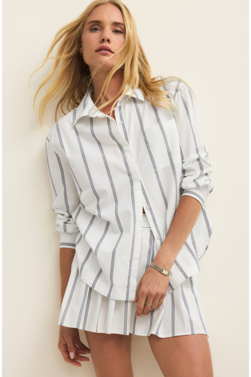 Z Supply - Rolling Hills Shirt in White at Heidi-Ho2