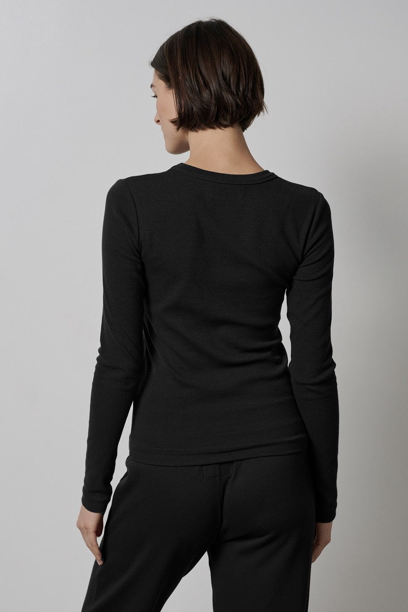 Velours - Jenny Graham Camino DS Modal Rib L/S en noir