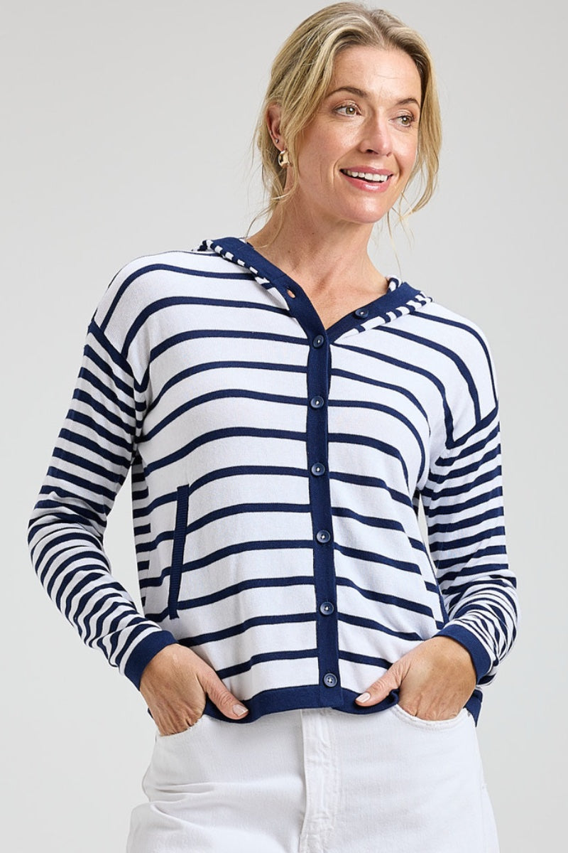 Zaket & Plover - Hoodie in Marine