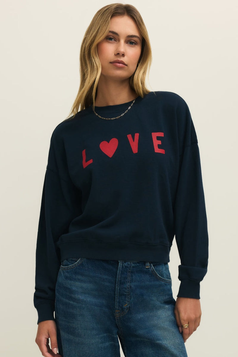 Z Supply - First Date Sweatshirt in Eclipse