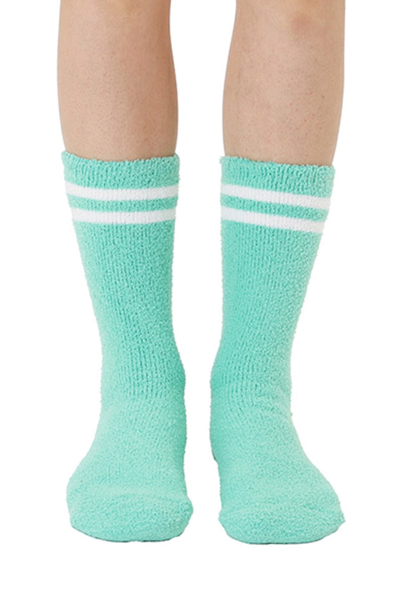 Cat Lover Fuzzy Crew Socks