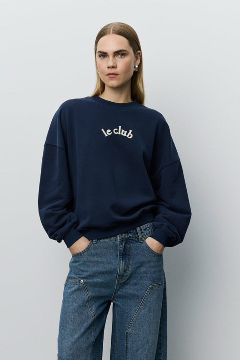 Sophie Schnoor - Le Club Sweatshirt in Navy