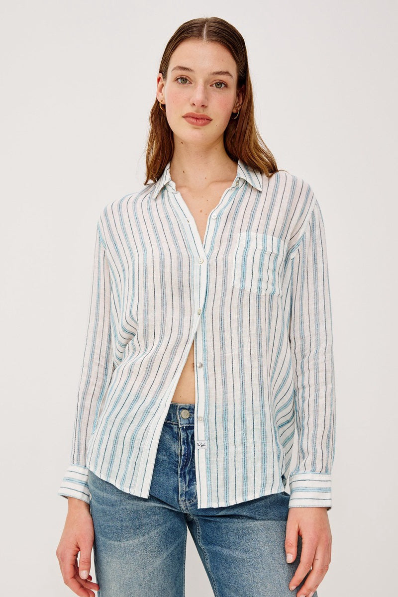 Rails - Charli Shirt in Windward Stripe