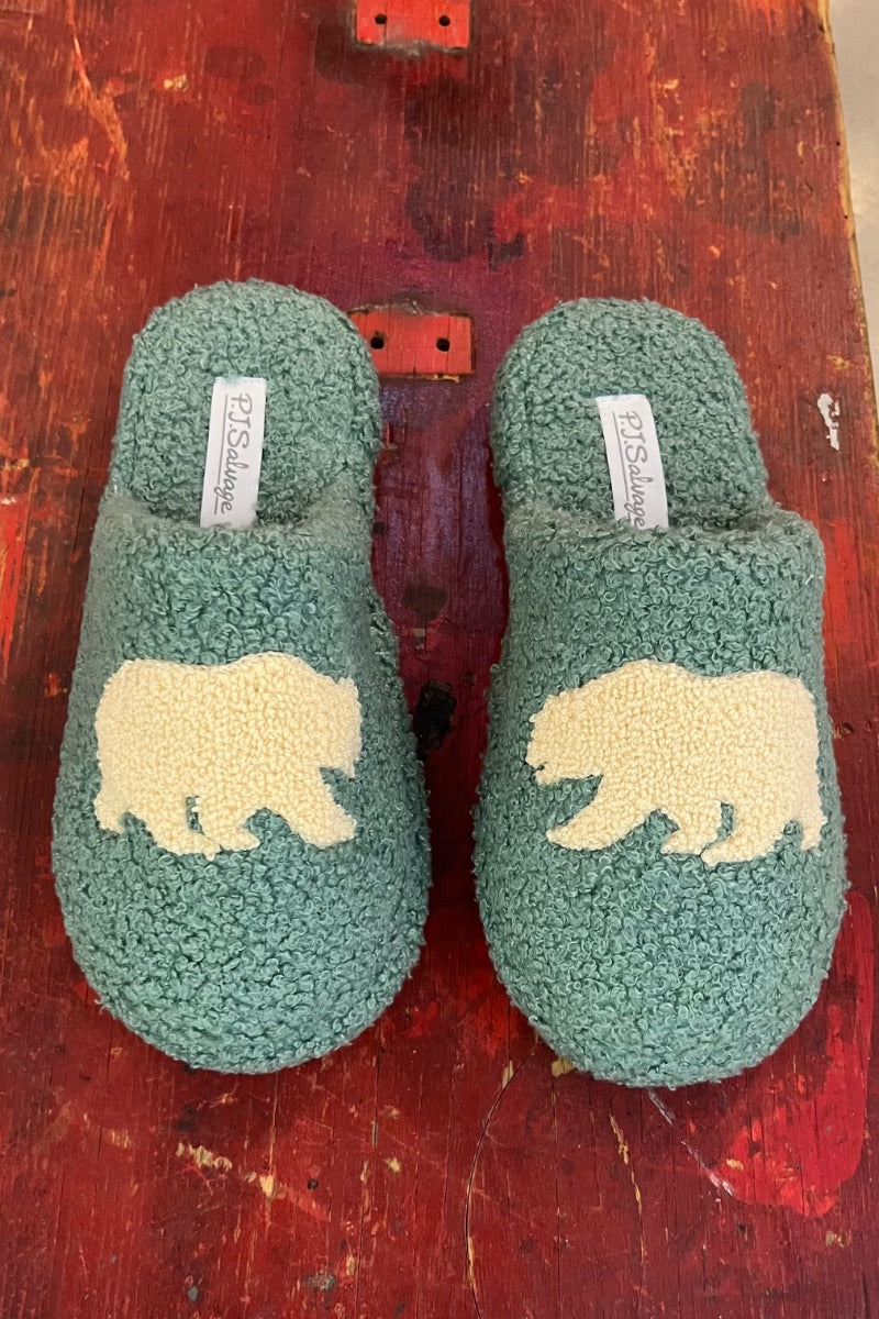 PJ Salvage - The Outsider Slippers in Green