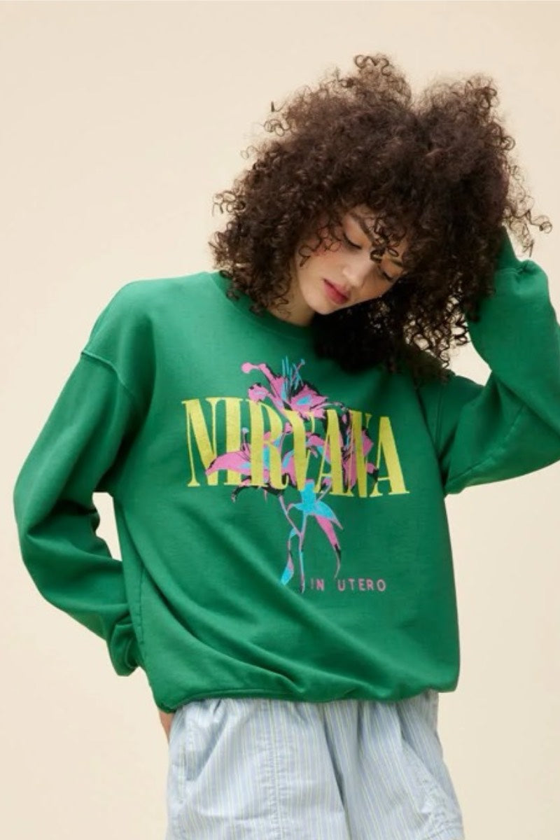 Daydreamer - Nirvana Lilies Boyfriend Crew en Jade