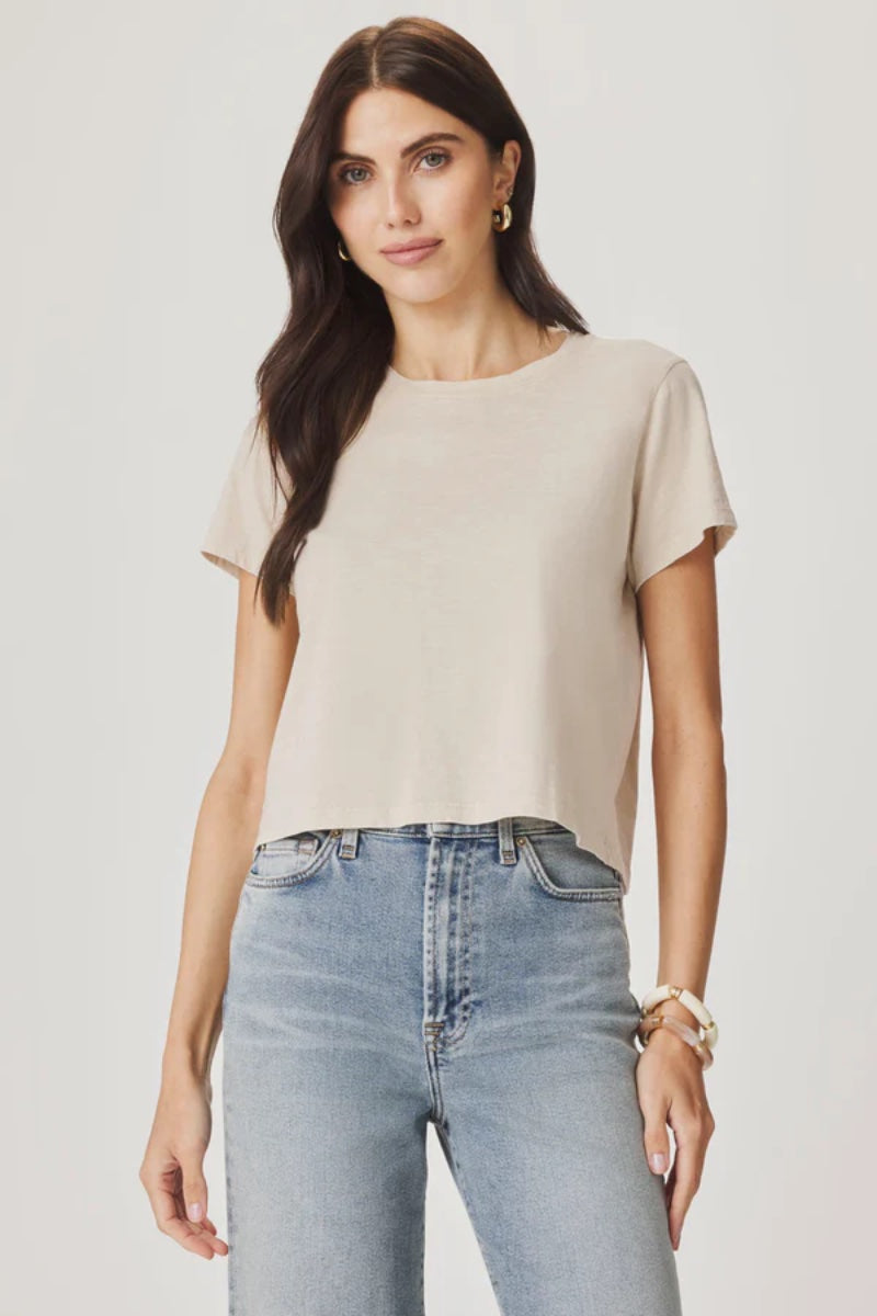Splendid - Louisa Short Sleeve Tee in Fawn