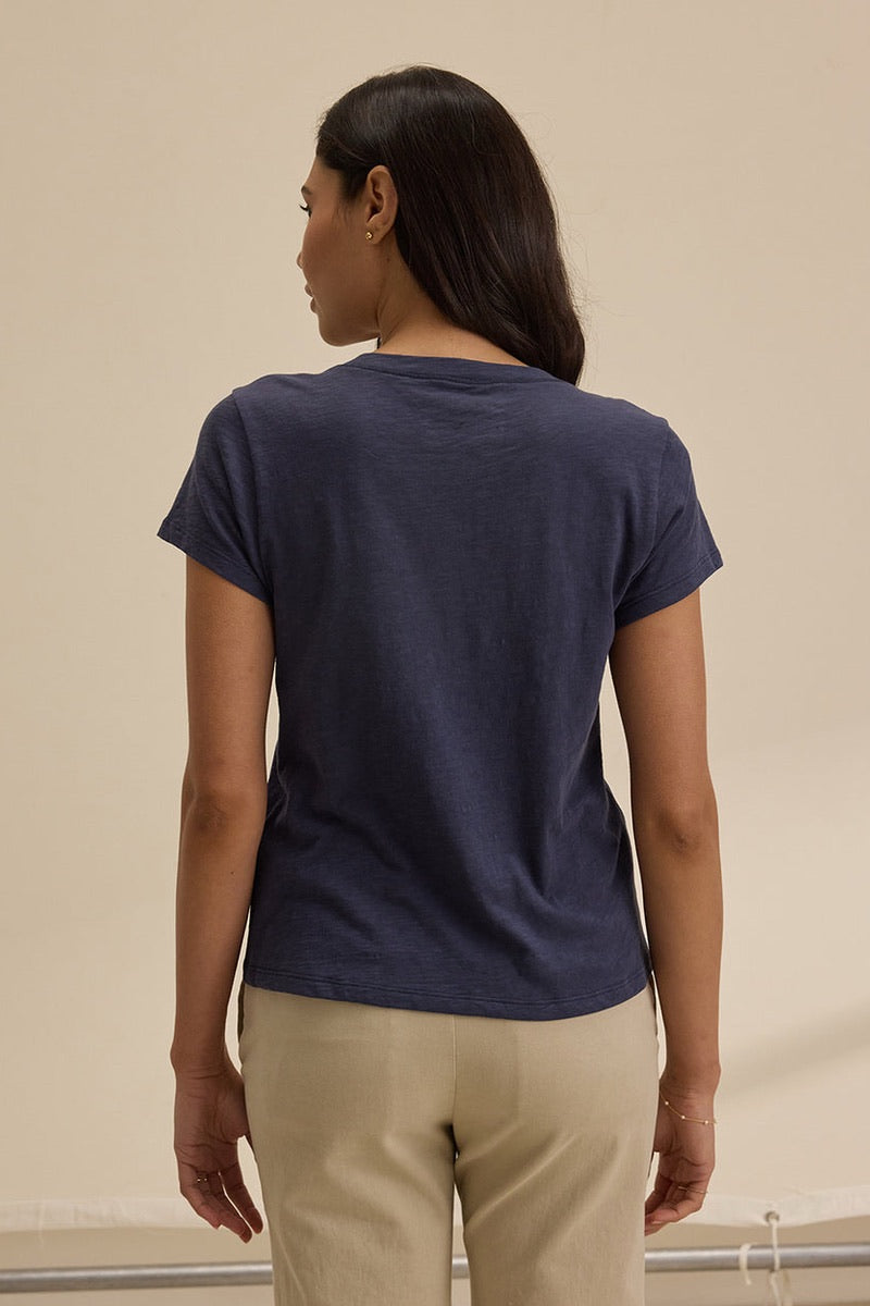 Velvet Originals - Eli Tee in Blue Chip