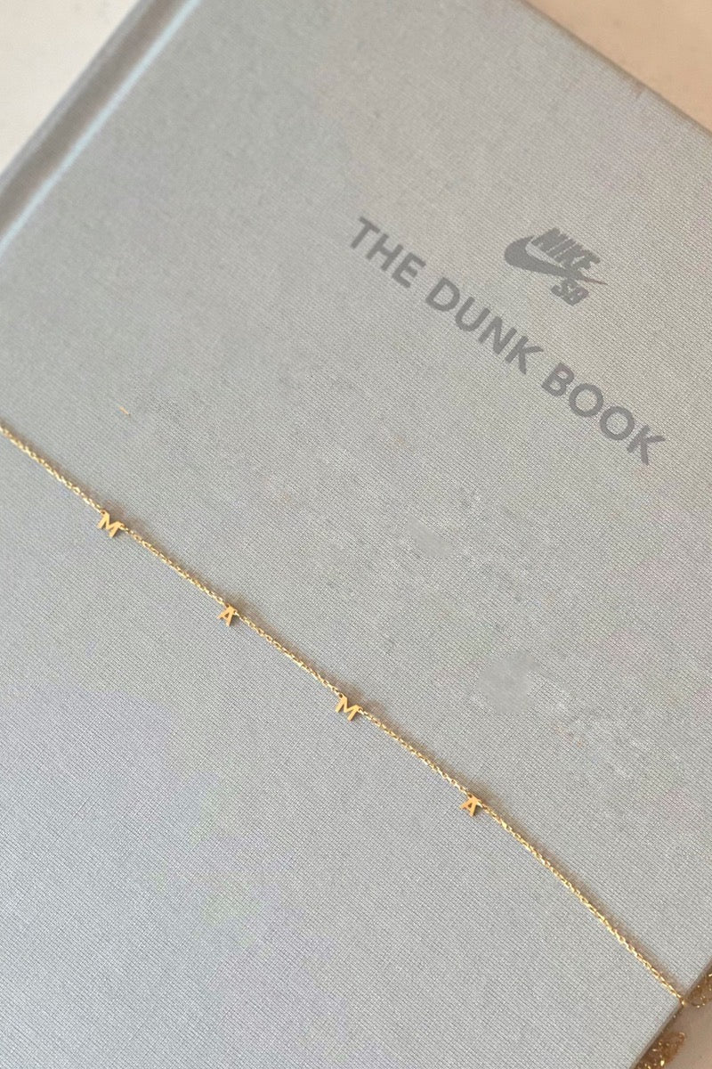 House of Moda - Dainty Mama Necklace in 18K Gold Vermeil