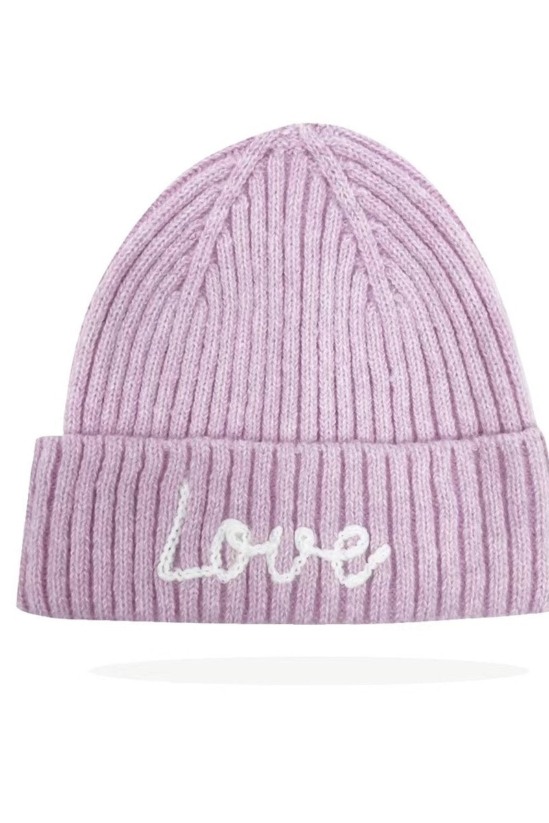 Lyla &amp; Luxe - Bonnet Love en rose clair