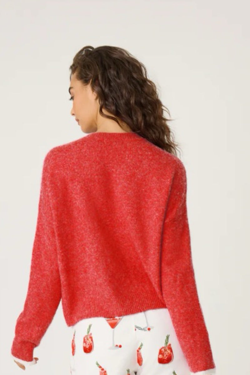 PJ Salvage -  Joyful Snuggle Sweater in Red