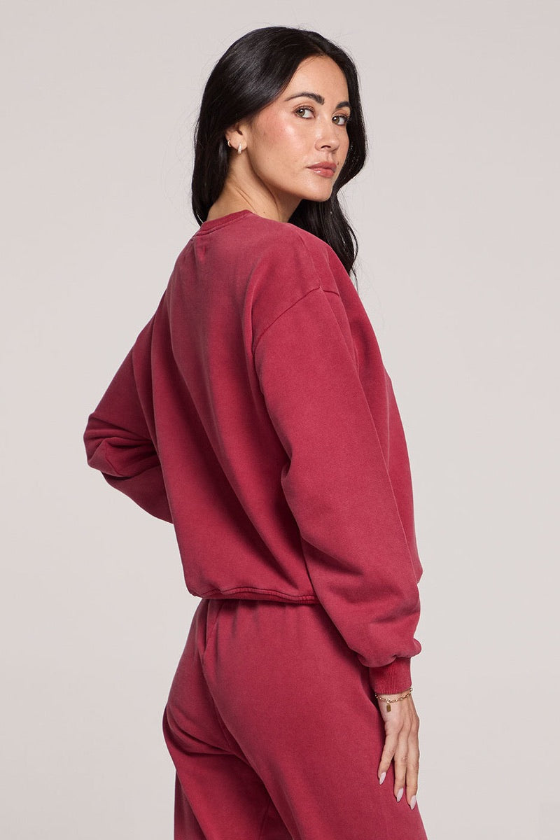 Saltwater - Perry Pullover in Crimson