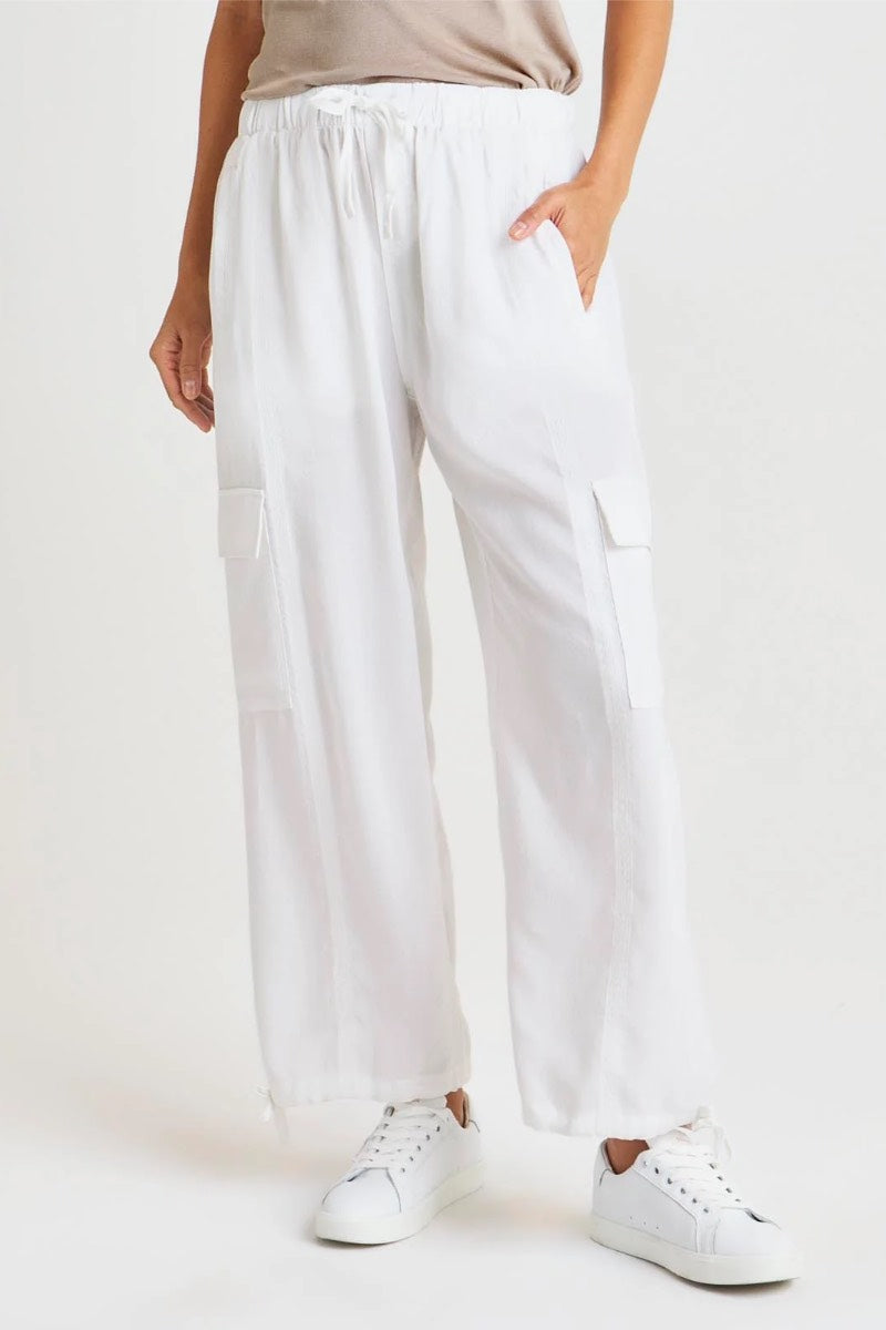 Splendid - Kamryn Cargo Pant in White