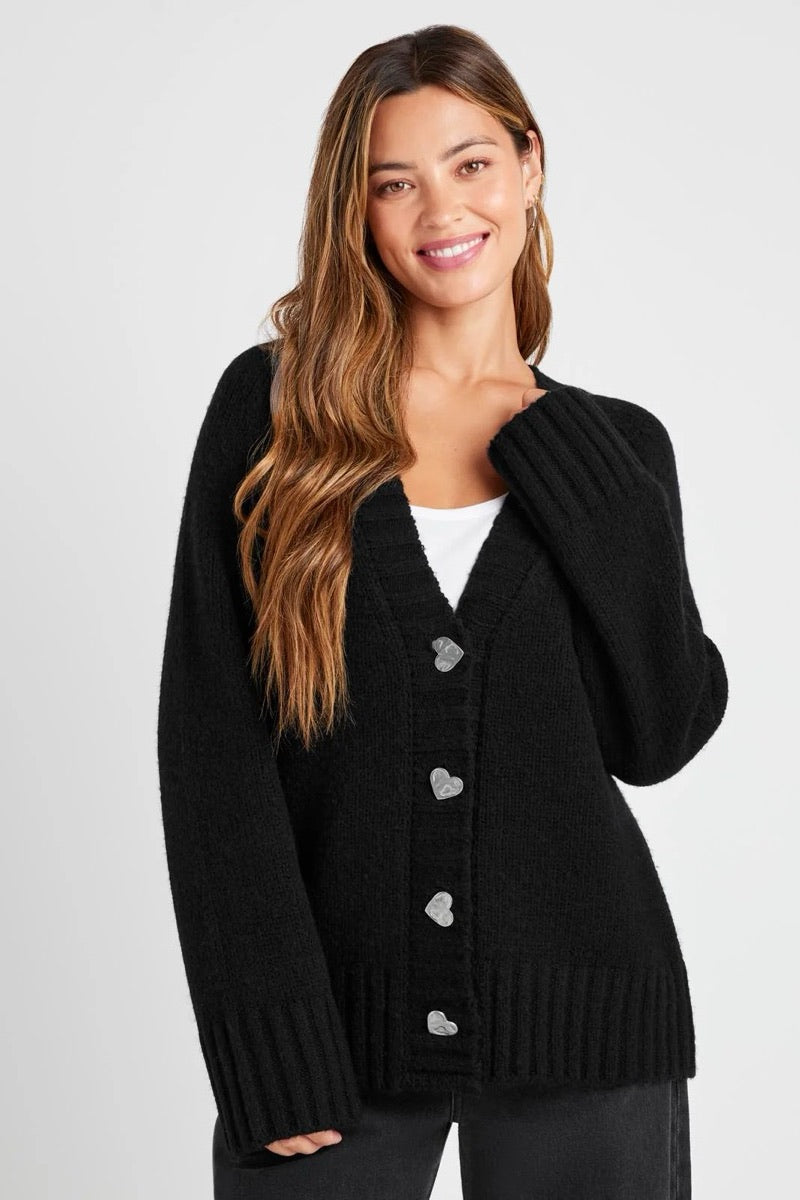 Splendid - Hartley Cardigan in Black