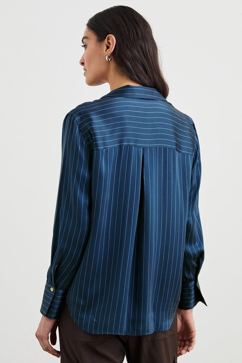 Heidi Ho2 - Rails Dorian Shirt in Arctic Stripe