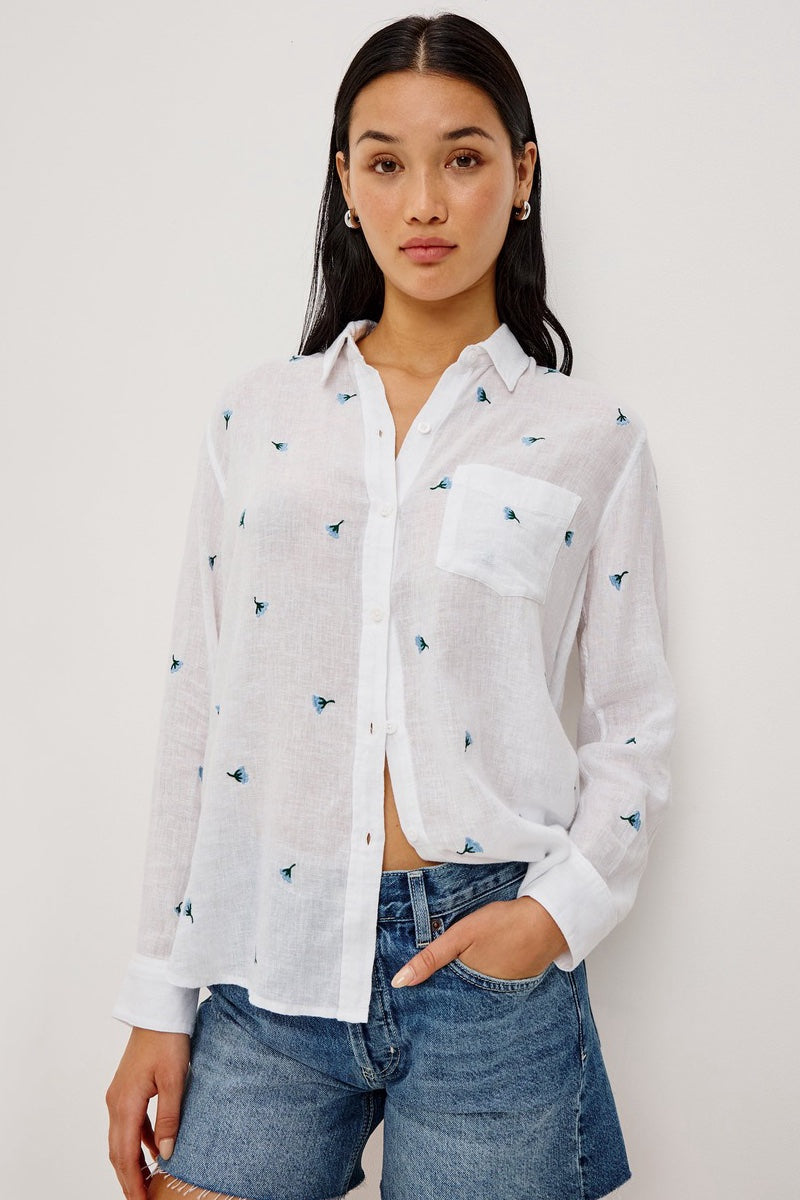 Rails - Charli Shirt in Bluebell Carnations