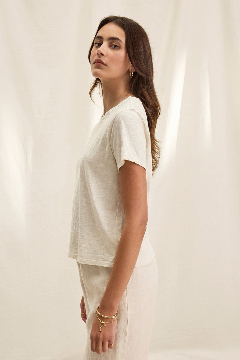 Velvet Originals - Marie Tee in Oat